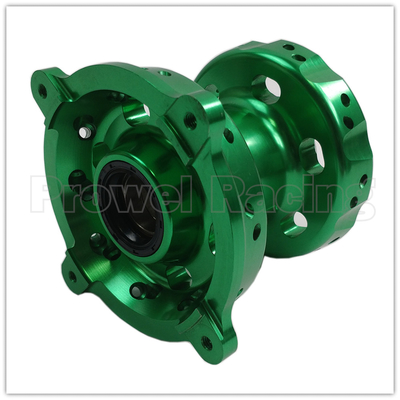 交換/修理 モーターサイクルのCNCグリーン前後輪ハブセット KX250 06-08 19-20 KX250F KX450F 06-18
