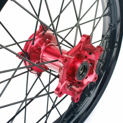 CRF 250R 2014-2022および CRF 450R 2013-22用のCRFホイールセットで,304級ステンレス鋼のスピークを搭載する