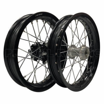 ブラック・リム 1.60x14' パットバイク用のオートバイの合金輪 アルミ6161-T6素材