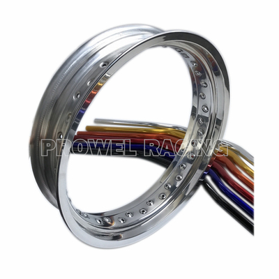 7116 T6 スーパーモーター用 アルミ合金輪輪輪 MT3.50x18 シルバー